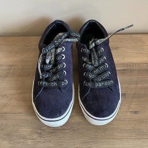 BCBG Girls Suede Black Sneakers